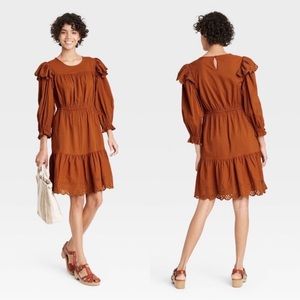 Cottagecore Ruffle Dress for Women - Universal Thread - Size L